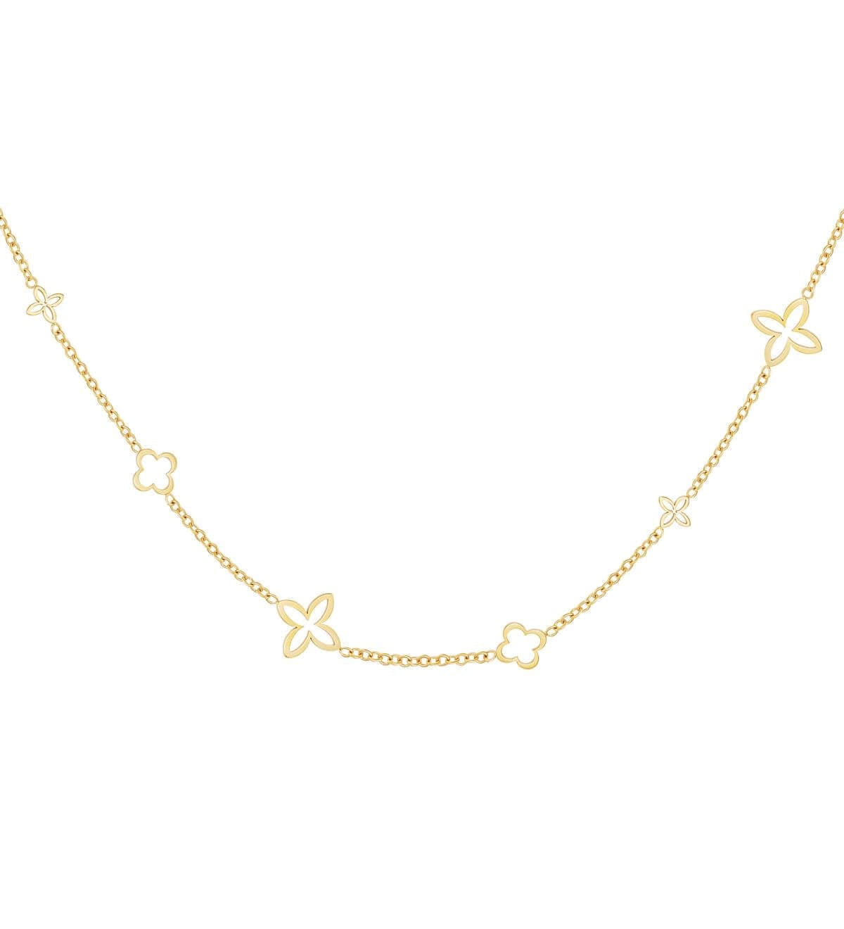 Yasèmia l Aelia Necklace - 18K Gold - Plated Stainless Steel - Yasèmia