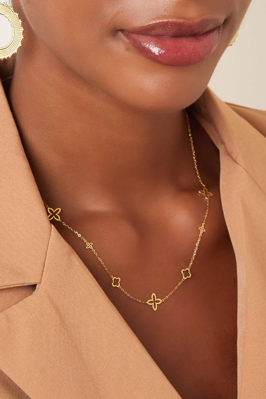 Yasèmia l Aelia Necklace - 18K Gold - Plated Stainless Steel - Yasèmia