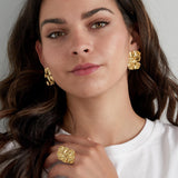 Yasèmia l Amar Earrings - 18K Gold Plated Stainless Steel - Yasèmia