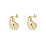 Yasèmia l Arianna Earrings - 18K Gold Plated Stainless Steel & Zircons - Yasèmia