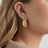 Yasèmia l Arianna Earrings - 18K Gold Plated Stainless Steel & Zircons - Yasèmia