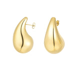 Yasèmia l Drop Earrings Medium - 18K Gold Plated Stainless Steel - Yasèmia