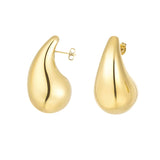 Yasèmia l Drop Earrings Medium - 18K Gold Plated Stainless Steel - Yasèmia