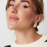 Yasèmia l Drop Earrings Medium - 18K Gold Plated Stainless Steel - Yasèmia