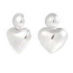 Yasèmia l Jaqueline Heart Earrings - 18K Gold - plated Metal - Yasèmia