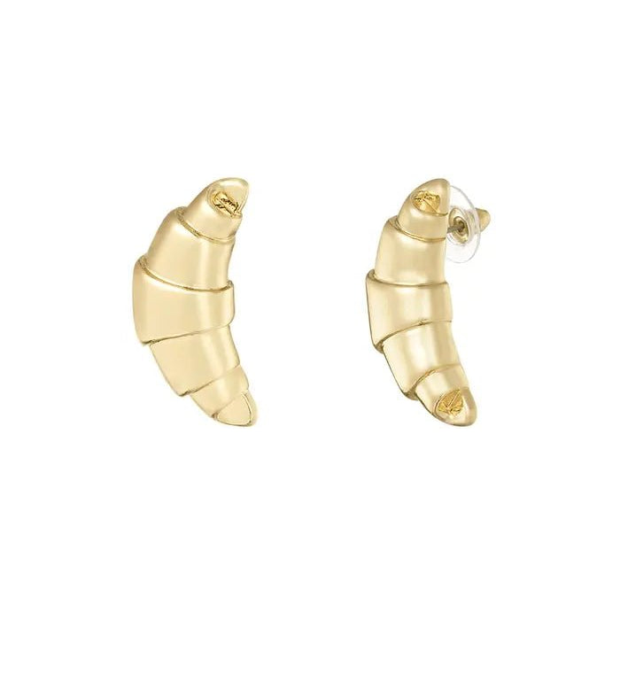 Yasèmia l Le Croissant Earrings - Gold Alloy - Yasèmia