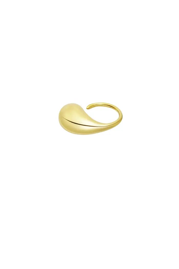 Yasèmia l Lean Ring - 18K Gold Plated Stainless Steel - Yasèmia