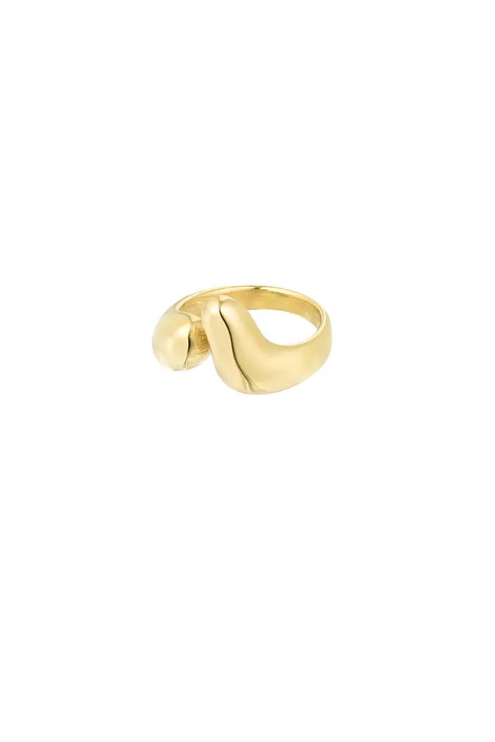 Yasèmia l Serena Ring - 18K Gold Plated Stainless Steel - Yasèmia