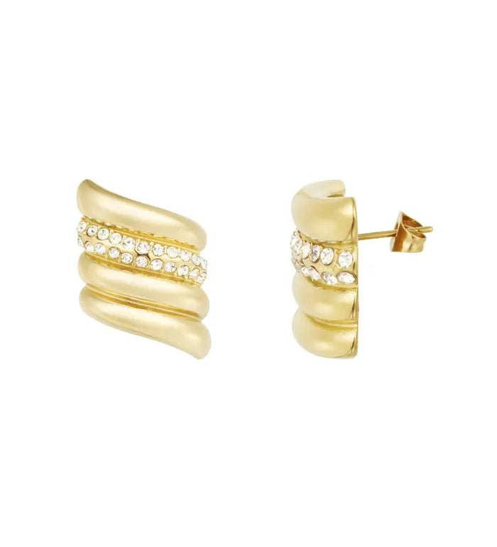 Yasèmia l Smaya Earrings - 18K Gold Plated Stainless Steel - Yasèmia