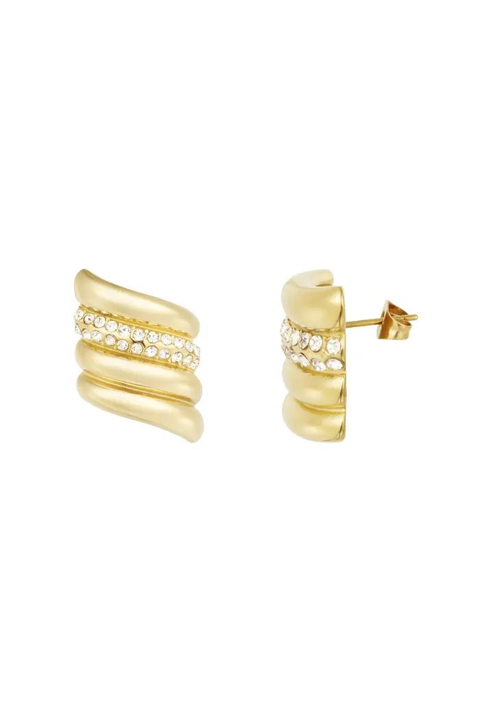 Yasèmia l Smaya Earrings - 18K Gold Plated Stainless Steel - Yasèmia