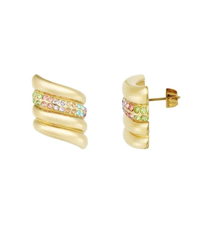 Yasèmia l Smaya Earrings - 18K Gold Plated Stainless Steel - Yasèmia