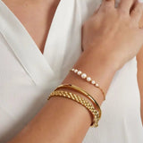 Yasèmia l Valiah Bracelet - 18K Gold Plated Stainless Steel with Pearls - Yasèmia