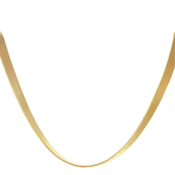 Dahab Chain Necklace - 18K Gold-plated Stainless Steel - Yasèmia